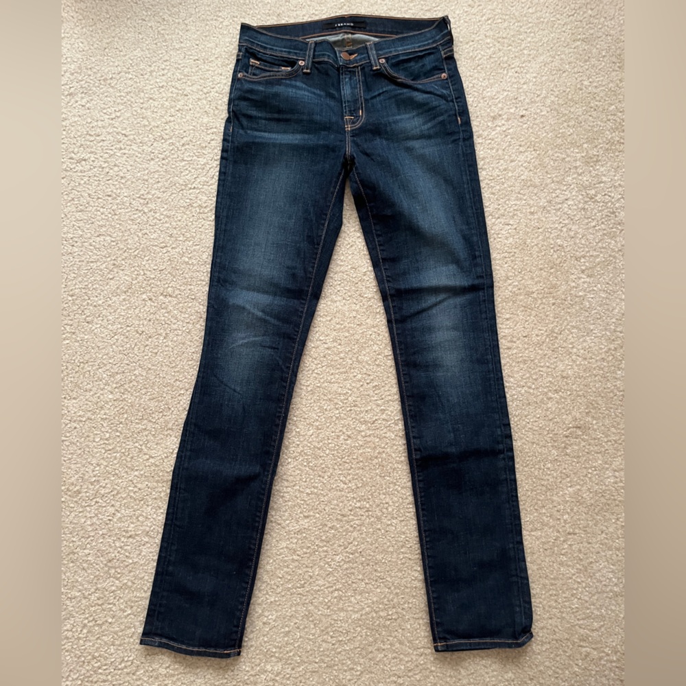 J Brand Women's Skinny Jeans in Dark Indigo Size 27